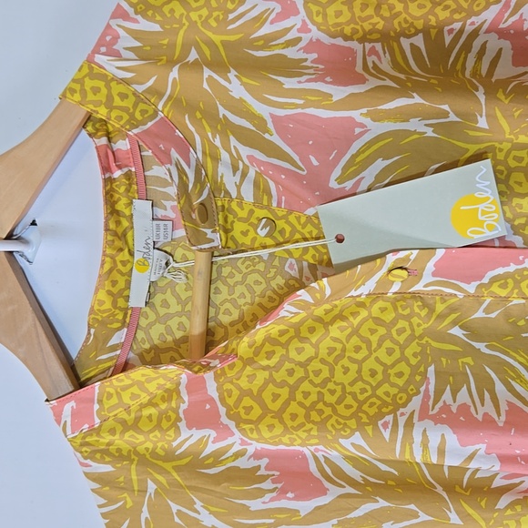 Boden Ava Tiered Maxi Dress In Pinapple Print Size‎ 14 - Picture 5 of 16